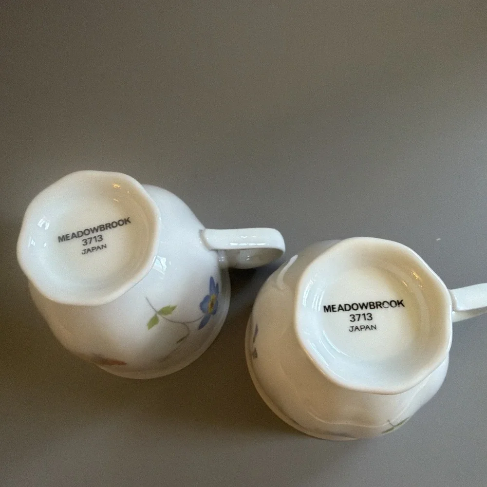 Set of 2 Vintage 1980s Rhythm China 